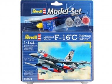 Revell -F-16C USAF dovanų komplektas, 1/144, 63992