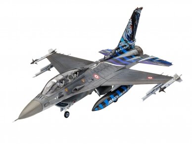 Revell - F-16D Tigermeet 2014 dovanų komplektas, 1/72, 63844 1