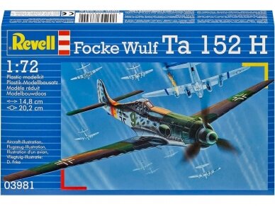Revell - Focke Wulf Ta 152 H, 1/72, 03981 1