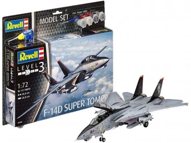 Revell - F-14D Super Tomcat dovanų komplektas, 1/72, 63960 1