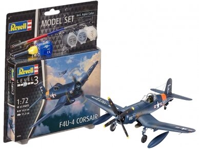 Revell - F4U-4 Corsair Model Set, 1/72, 63955