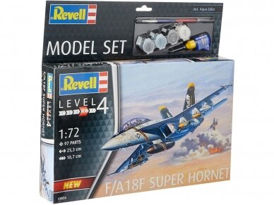 Revell - F/A-18F Super Hornet Model Set, 1/72, 63834 1