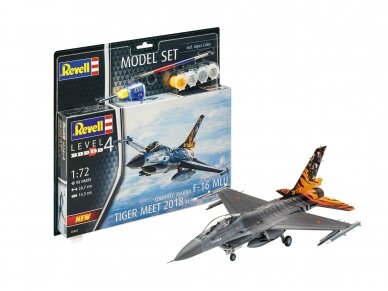 Revell - F-16 Mlu 31 Sqn. Small broge Model Set, 1/72, 63860