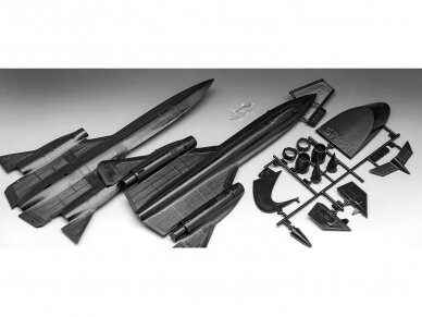 Revell - Lockheed SR-71 Blackbird easy-click-system dovanų komplektas, 1/110, 63652 6