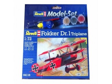 Revell - Fokker DR.1 Triplane Model Set, 1/72, 64116