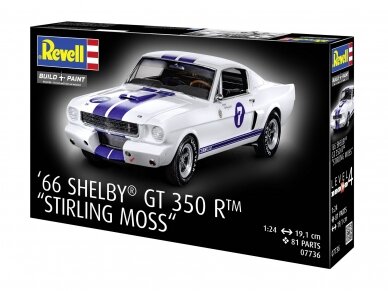 Revell - Ford Mustang 1966 Shelby GT 350 R "Stirling Moss", 1/24, 07736 3 Revell - Ford Mustang 1966 Shelby GT 350 R "Stirling Moss", 1/24, 07736 3