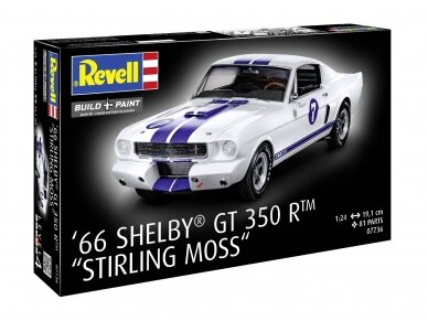 Revell - Ford Mustang 1966 Shelby GT 350 R "Stirling Moss", 1/24, 07736 1 Revell - Ford Mustang 1966 Shelby GT 350 R "Stirling Moss", 1/24, 07736 1