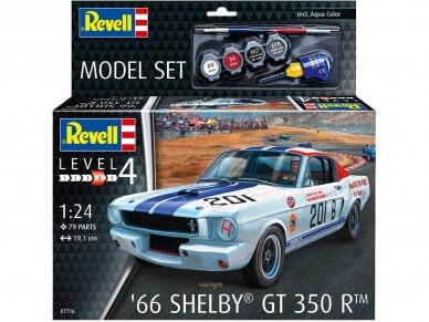 Revell - Ford Mustang '66 Shelby GT350R Model Set, 1/24, 67716 1