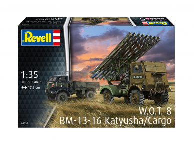 Revell - BM-13-16 on Fordson WOT8, 1/35, 03338 1 Revell - BM-13-16 on Fordson WOT8, 1/35, 03338 1