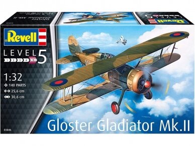 Revell - Gloster Gladiator Mk. II, 1/32, 03846 1