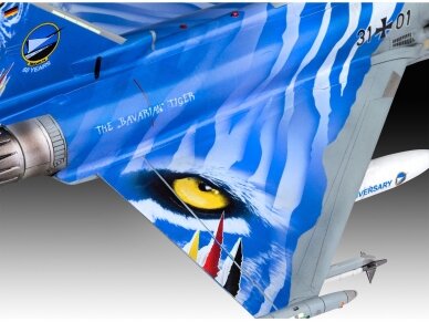 Revell - Eurofighter Typhoon"Bavarian Tiger 2021" dovanų komplektas, 1/72, 63818 4