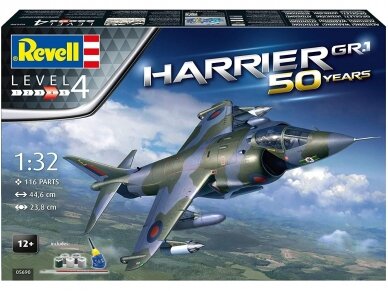Revell - Harrier GR.1 50 Years, 1/32, 05690 1