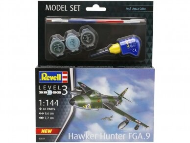 Revell - Hawker Hunter FGA.9 Model Set, 1/144, 63833