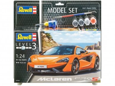 Revell - McLaren 570S dāvanu komplekts, 1/24, 67051 1