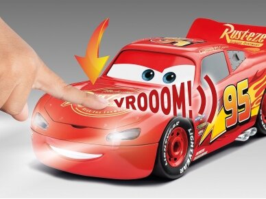 Revell - First Construction Lightning McQueen Disney Cars Auto with Light&Sound, 1/20, 00920 4