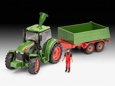 Revell - JUNIOR KIT Tractor & trailer with figure, 1/20, 00817 2