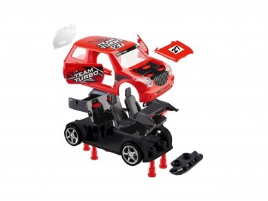 Revell - JUNIOR KIT Pull Back Rallye Car, red, 1/20, 00831 2