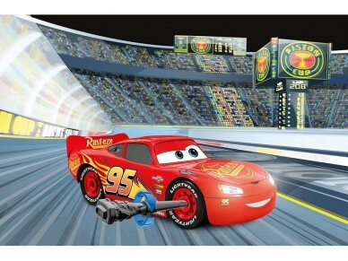 Revell - JUNIOR KIT Lightning McQueen (light&sound), 1/20, 00860 5