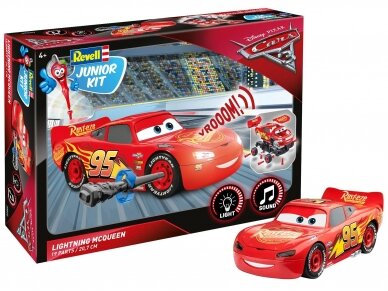 Revell - JUNIOR KIT Lightning McQueen (light&sound), 1/20, 00860