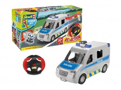 Revell - JUNIOR KIT RC Police Van, 1/20, 00972