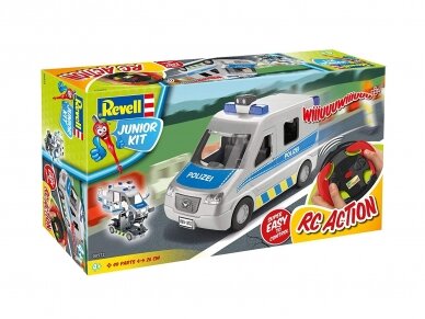 Revell - JUNIOR KIT RC Policijos mašina, 1/20, 00972 4