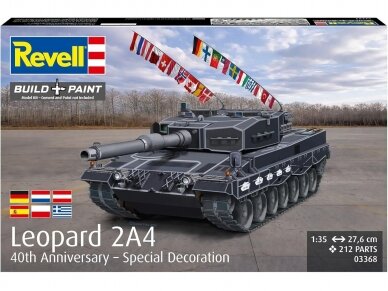 Revell - Leopard 2A4 - Special Decoration 40th Anniversary, 1/35 03368 1