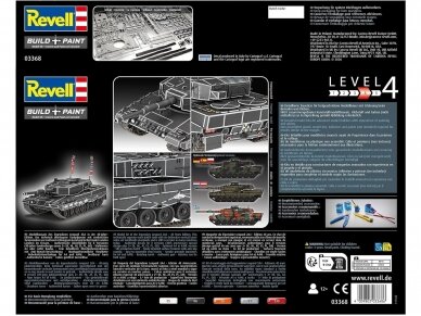 Revell - Leopard 2A4 - Special Decoration 40th Anniversary, 1/35 03368 2