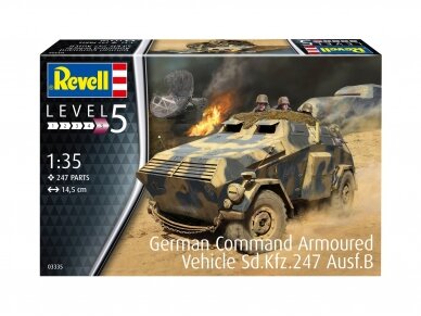 Revell - German Command Armoured Vehicle Sd.Kfz. 247 Ausf. B, 1/35, 03335 1