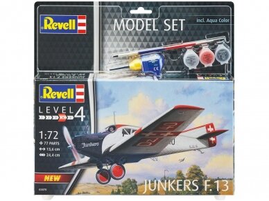 Revell - Junkers F.13 Model Set, 1/72, 63870