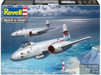 Revell - Gloster Meteor F.8, 1/32, 03750 1 Revell - Gloster Meteor F.8, 1/32, 03750 1