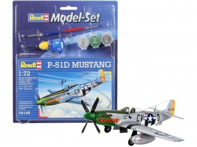 Revell - P-51D Mustang Gift set, 1/72, 64148