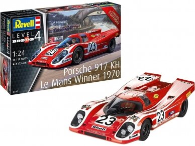 Revell - Porsche 917K Le Mans Winner 1970, 1/24, 07709