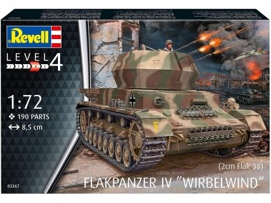 Revell - Flakpanzer IV Wirbelwind (2 cm Flak 38), 1/72, 03267