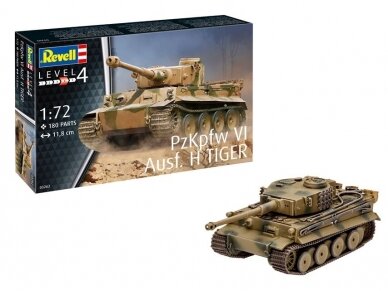 Revell - PzKpfw VI Ausf. H Tiger, 1/72 03262 Revell - PzKpfw VI Ausf. H Tiger, 1/72 03262