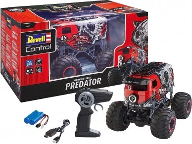 Revell - Raadio teel juhitav Monster Truck "Predator" RC, 24559