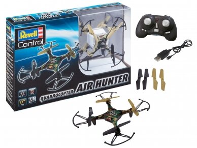 Revell - Radijo bangomis valdomas kvadrokopteris "Air Hunter" RC, 23860