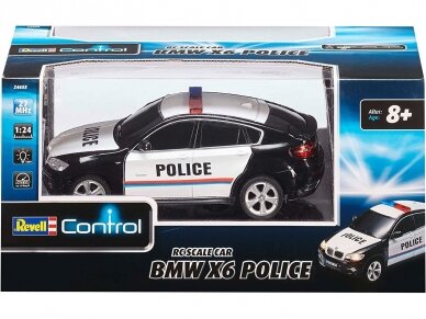 Revell - Radijo bangomis valdomas (RC) BMW X6 Police, 1/24, 24655 1