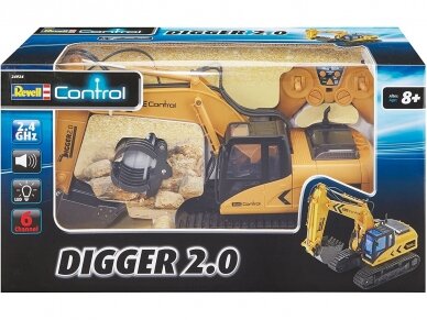 Revell - Radio controlled X-Treme RC Digger 2.0 Excavator, 24924 1