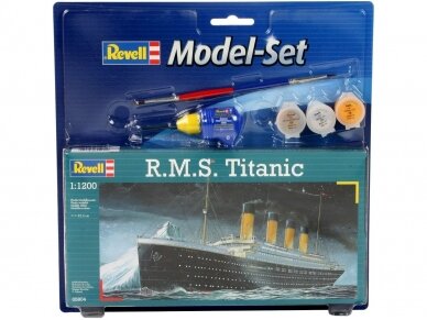 Revell - R.M.S. Titanic dovanų komplektas, 1/1200, 65804 1