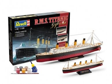 Revell - R.M.S. Titanic подарочный набор, 1/1200 и 1/700, 05727 1