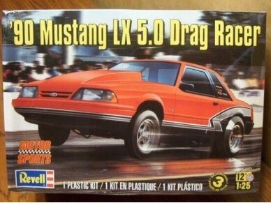 Revell - '90 Mustang LX 5.0 Drag Racer, 1/25, 14195