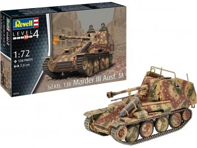 Revell - Sd.Kfz.138 Marder III Ausf.M, 1/72, 03316