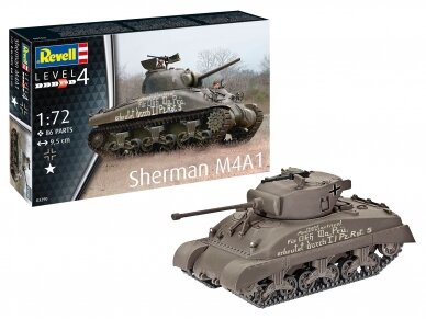 Revell - Sherman M4A1, 1/72, 03290