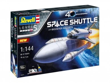 Revell - Space Shuttle & Booster Rockets dovanų komplektas, 1/144, 05674 1