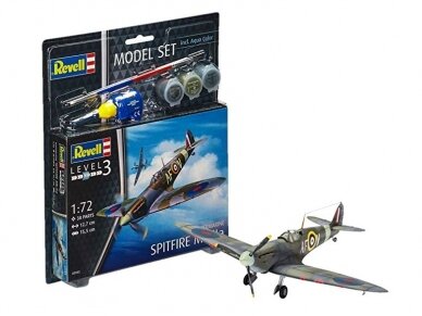 Revell - Spitfire Mk.IIa dovanų komplektas, 1/72, 63953