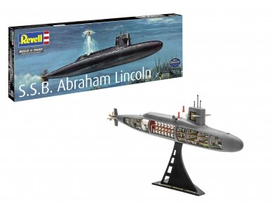 Revell - S.S.B. Abraham Lincoln with Interior, 1/253, 05185 Revell - S.S.B. Abraham Lincoln with Interior, 1/253, 05185