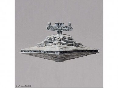 Revell - Star Wars Death Star II (1/2700000) & Star Destroyer (1/14500) (Bandai), 01207 5