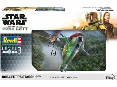 Revell - Star Wars The Mandalorian: Boba Fett‘s Starship, 1/88, 06785 1