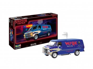 Revell - "Stranger Things" GMC WSQK Squawk Van, 1/25, 07732 Revell - "Stranger Things" GMC WSQK Squawk Van, 1/25, 07732