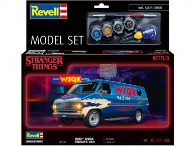 Revell - "Stranger Things" GMC WSQK Squawk Van Model Set, 1/25, 67732 1 Revell - "Stranger Things" GMC WSQK Squawk Van Model Set, 1/25, 67732 1